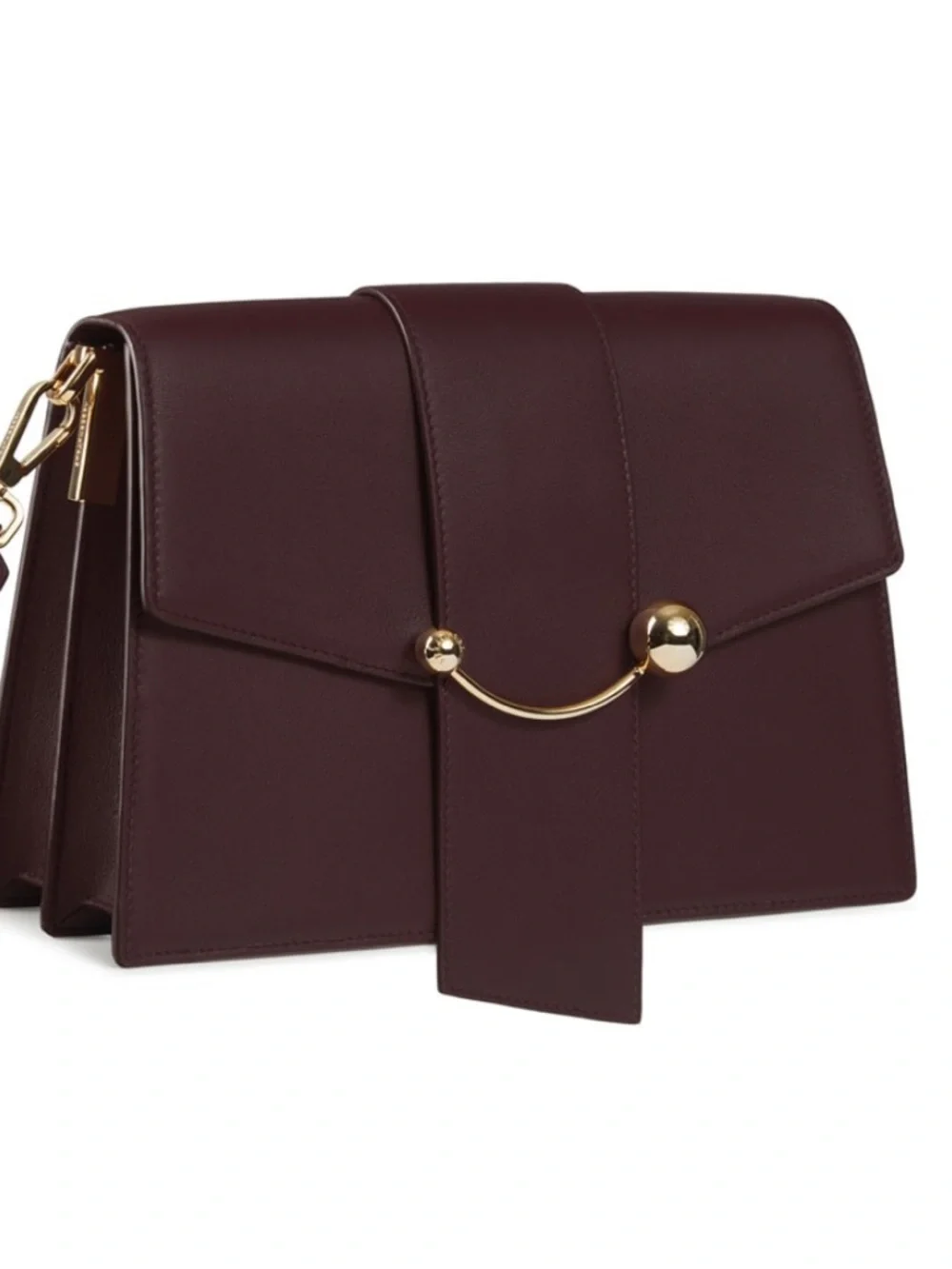 Strathberry Crescent Leather Shoulder Bag